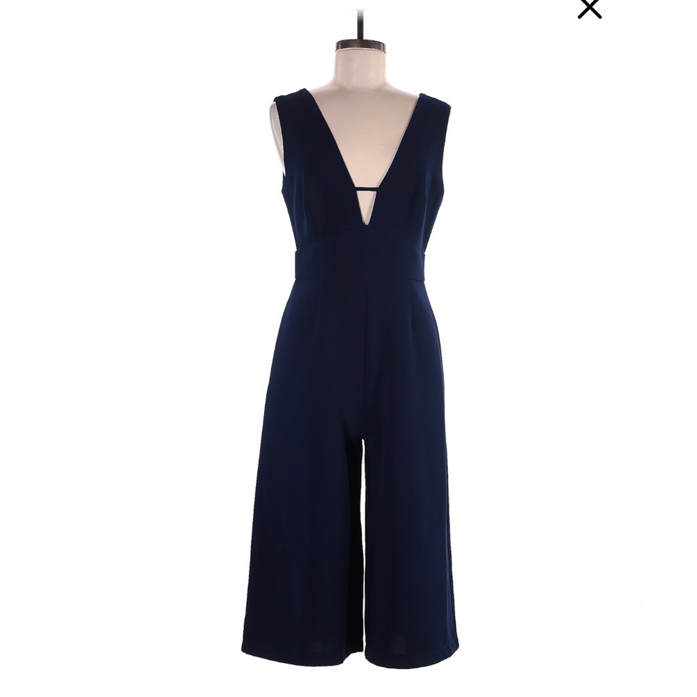 Adelyn Rae Navy Blue Jumpsuit